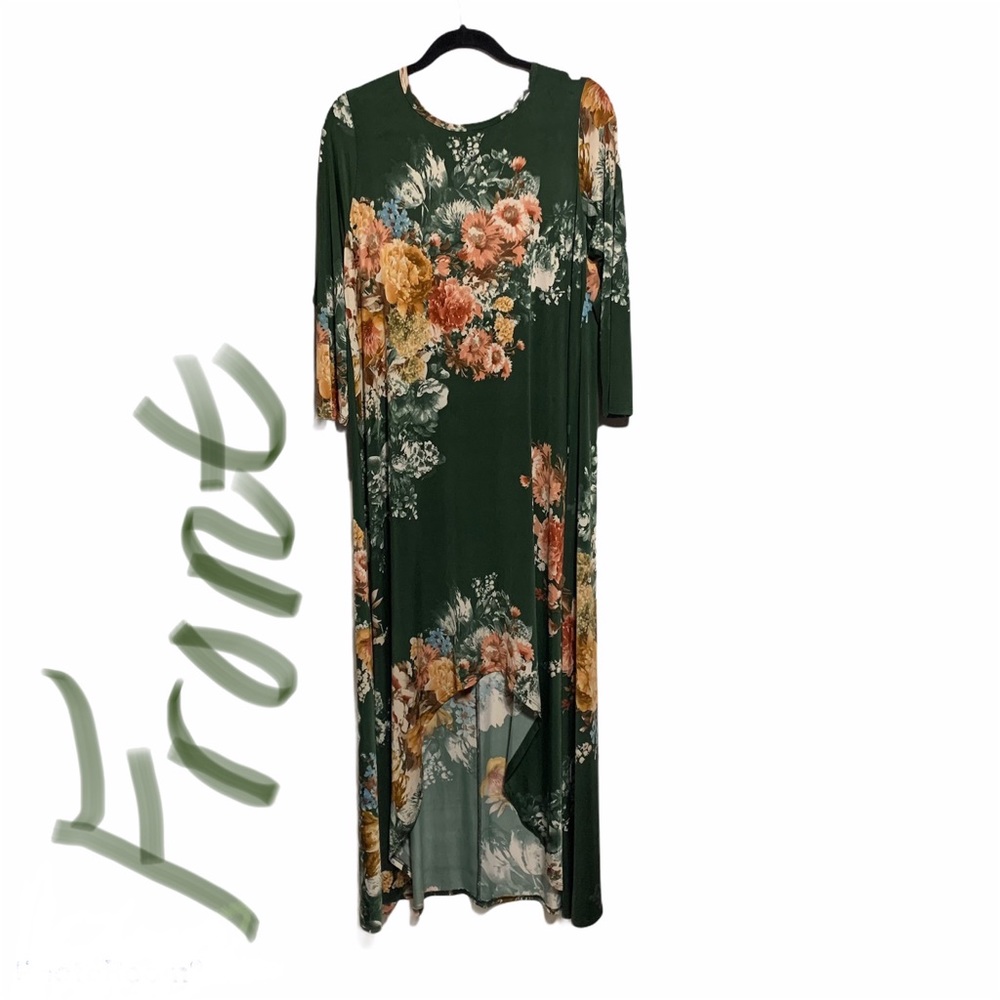 Floral High-Low Dress